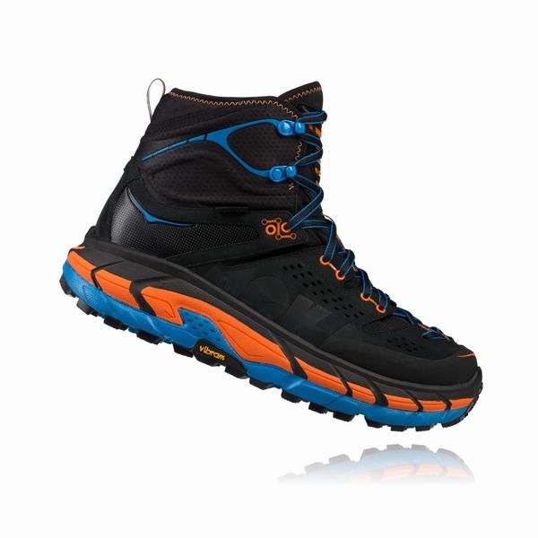 Hoka One One Tor Ultra Hi Hiking Boots Mens Dark Grey / Orange UK Discount Spot Sales
